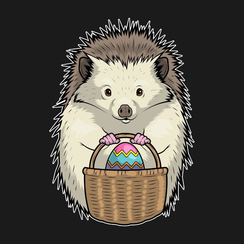 Hedgehog Easter Easter Egg