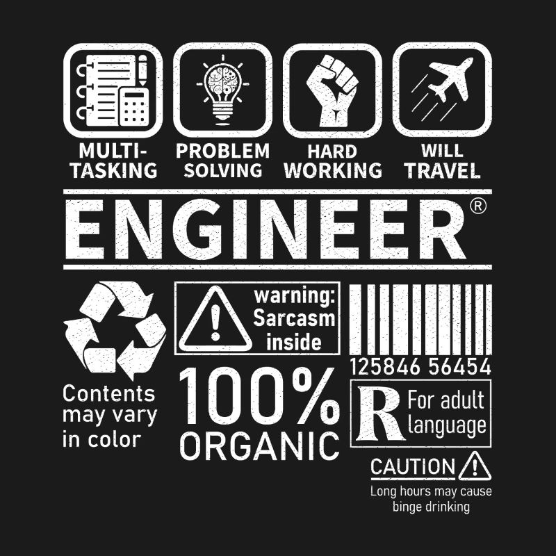 engineer multitasking problem solving hard working