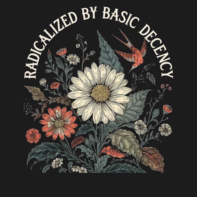 Radicalized By Basic Decency Retro Shirt