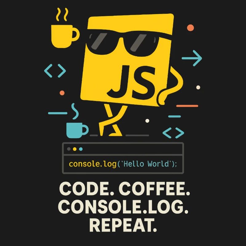 Code Coffee Console.log Repeat JavaScript Program