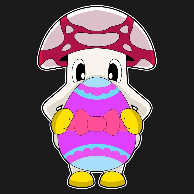 Mushroom Easter Easter Egg