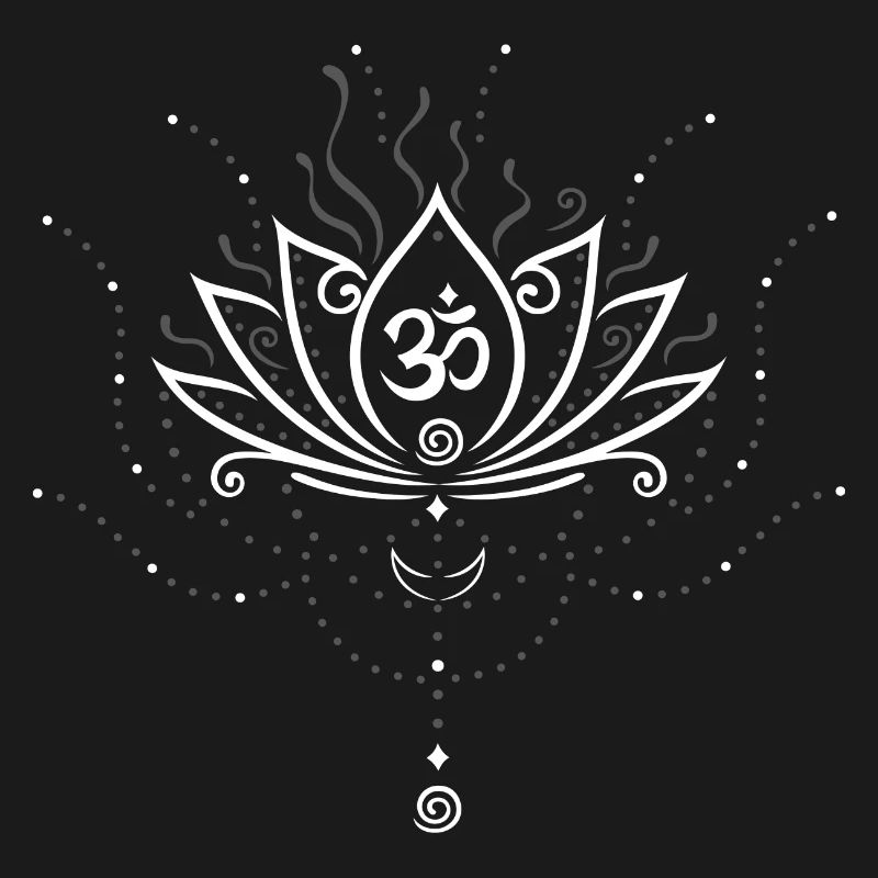 Fleur de lotus, version blanc