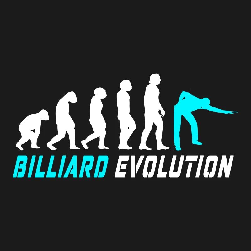 Billiard evolution design / gift idea