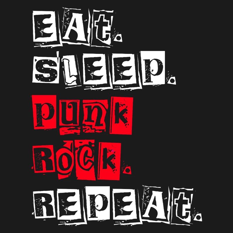 Manger dormir Punk Rock Répéter