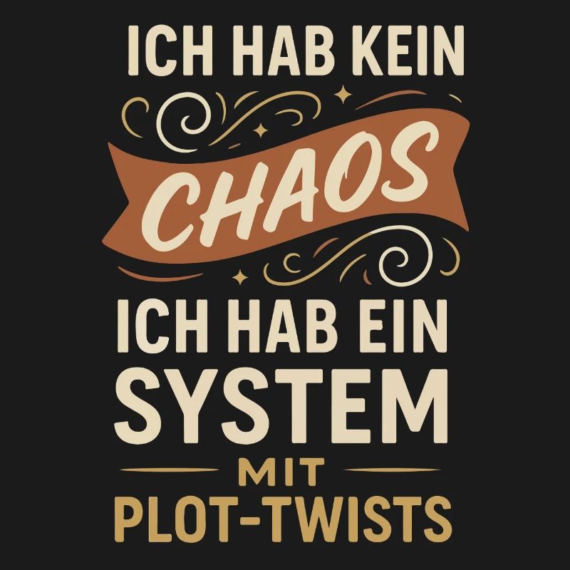 Kein Chaos – Ein System mit Plot-Twists Spruch