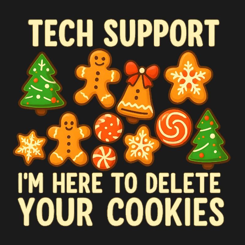 Support technique Cookie Noël Mème