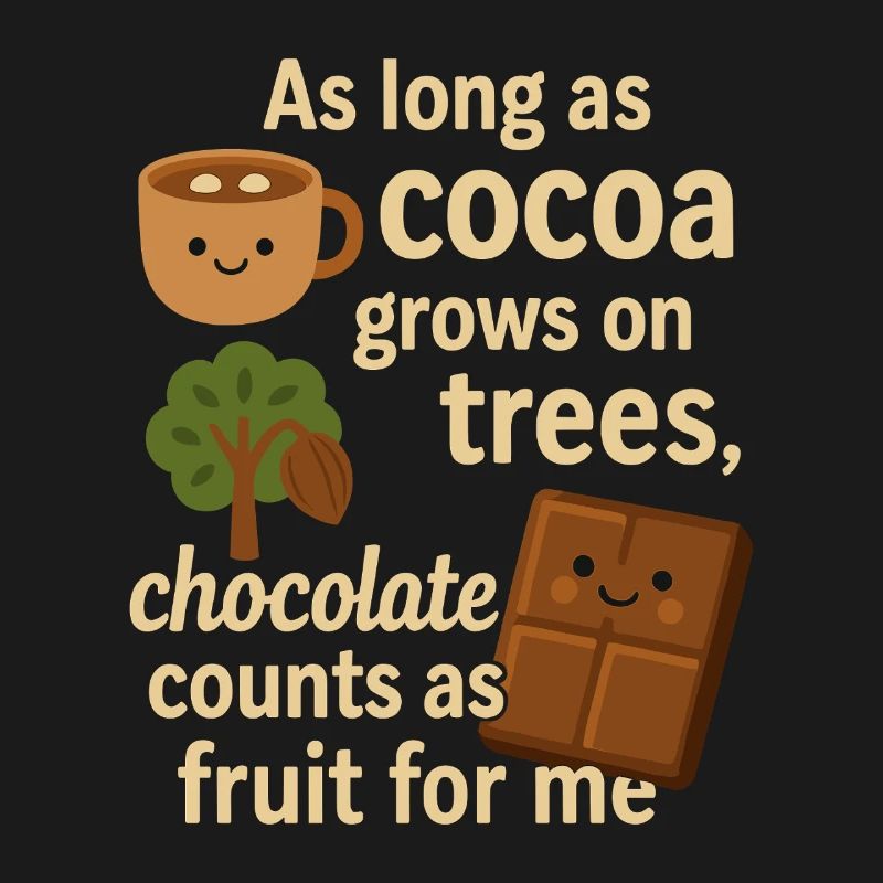 Le chocolat compte comme un fruit – drôle de dicton du cacao