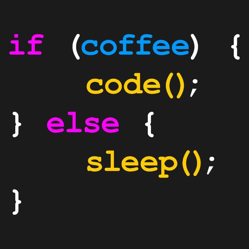 No Coffee No Code Programmer Computer Scientist