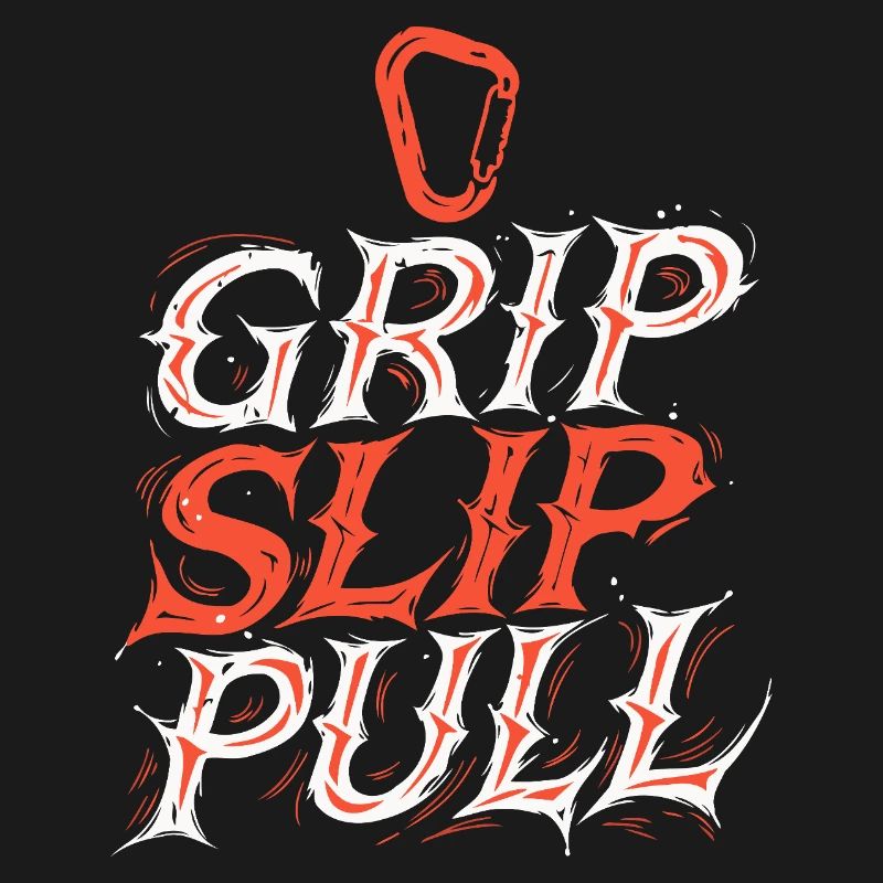 Grip Slip Pullover Dynamische Typografie