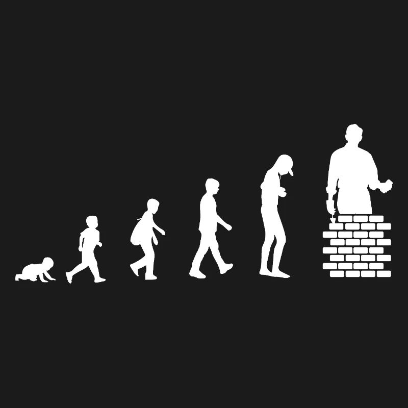 Évolution du bébé au maçon / métier