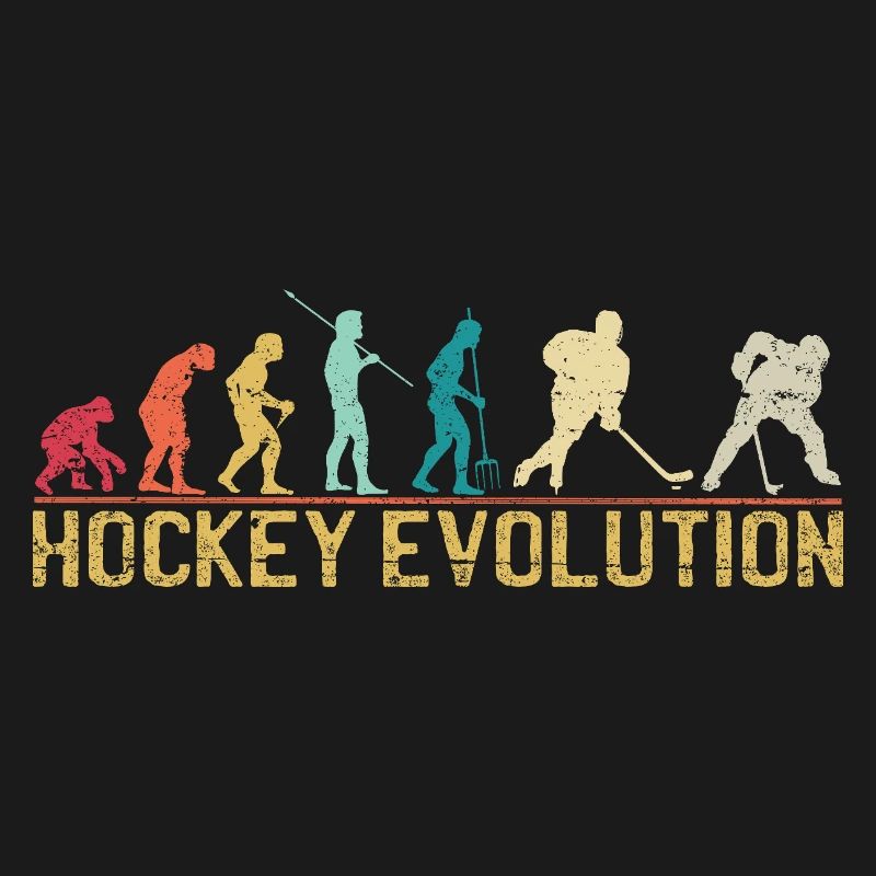 Conception de la silhouette Hockey Evolution