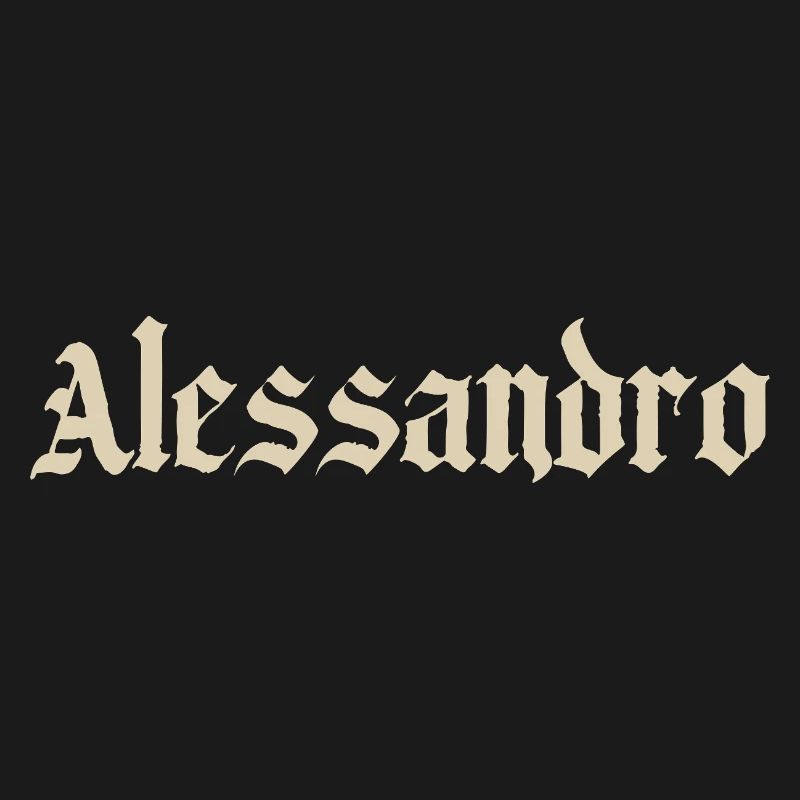 Alessandro Gothic Script