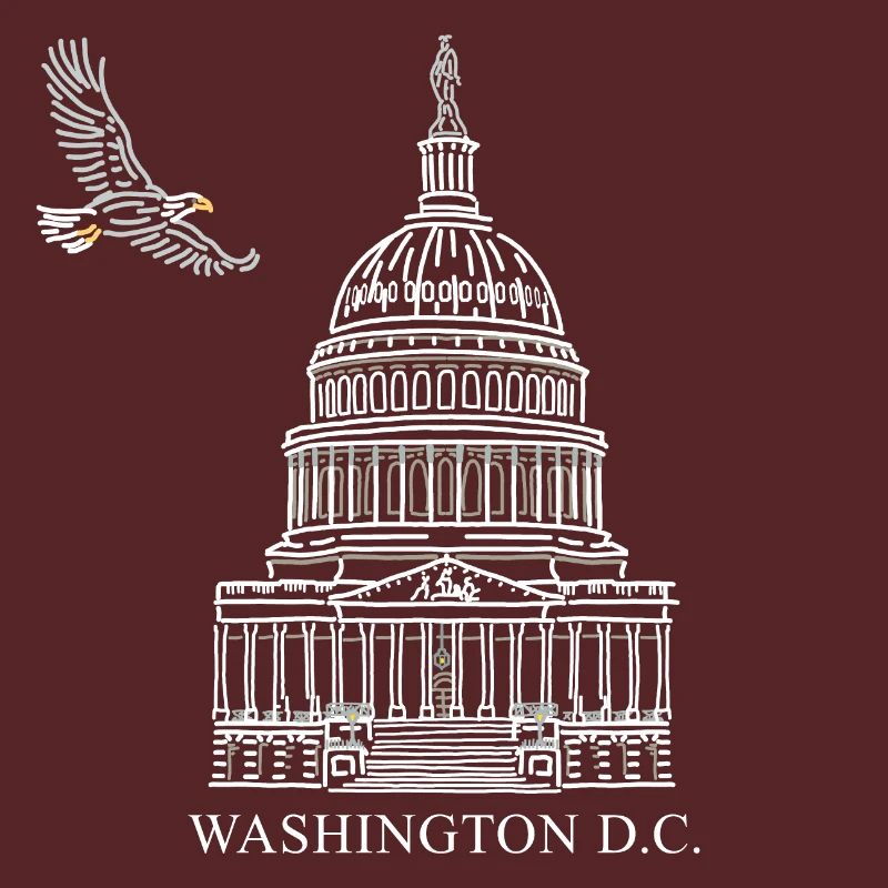 Washington D.C., Structure du Capitole, Pygargue à tête blanche