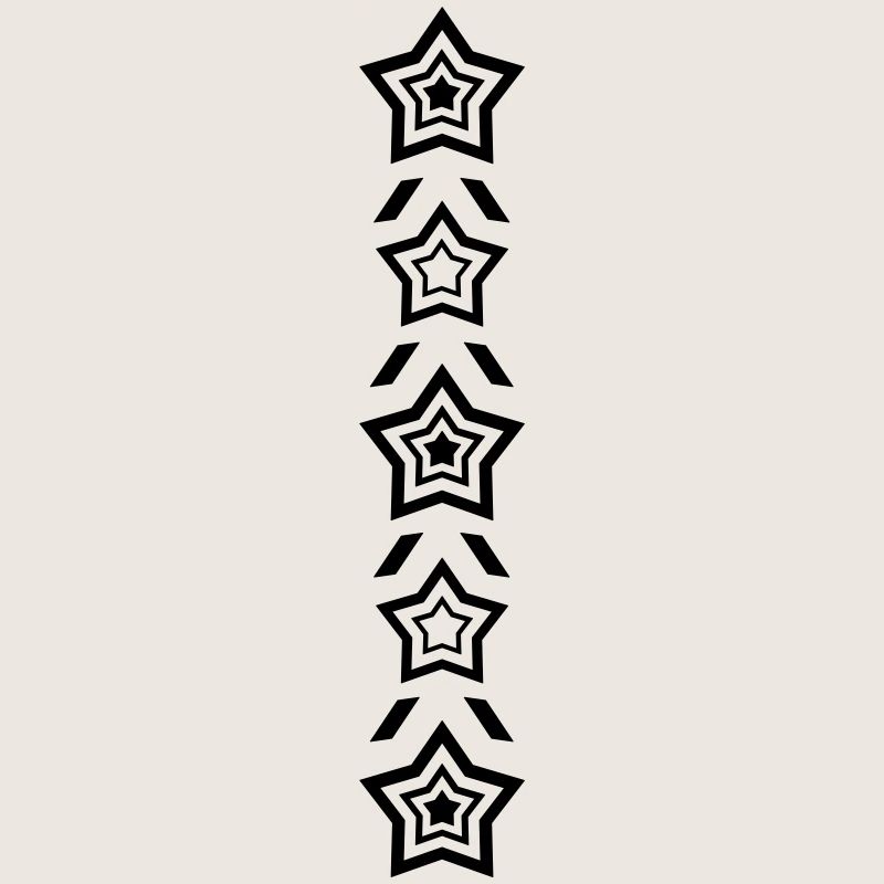Rangée d’étoiles