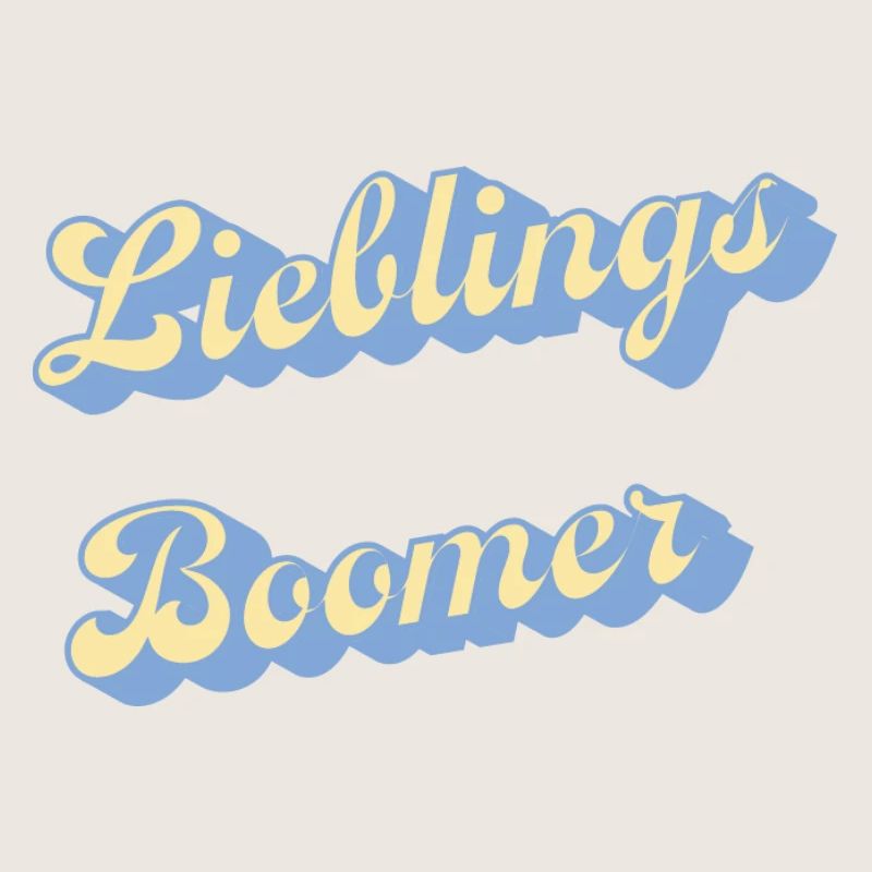 Lieblings Boomer Retro Script