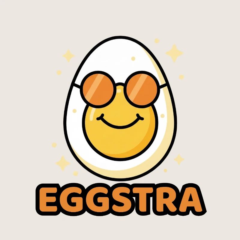 EGGSTRA Chill Mode Ei mit Sonnenbrille Ostern 