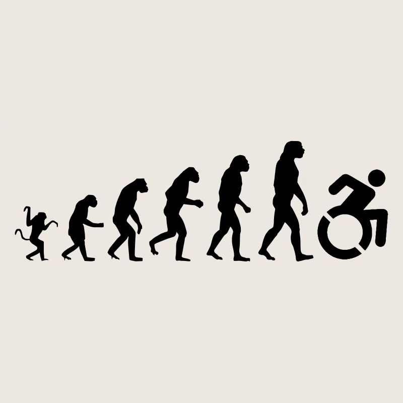 Evolution des Rollstuhls *