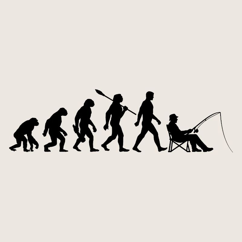 Evolution - Fishing, Angler Gift