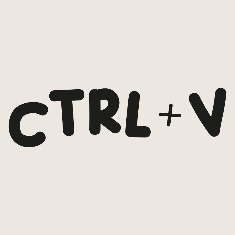 CTRL+V Paste -Gift for IT and Twins