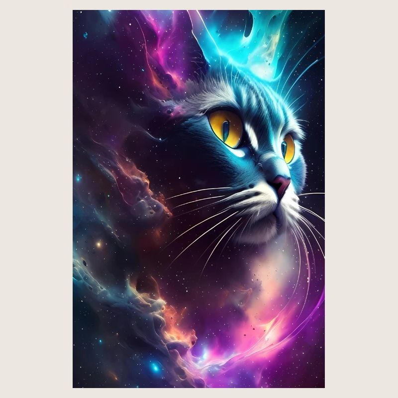 Chat dans l’espace