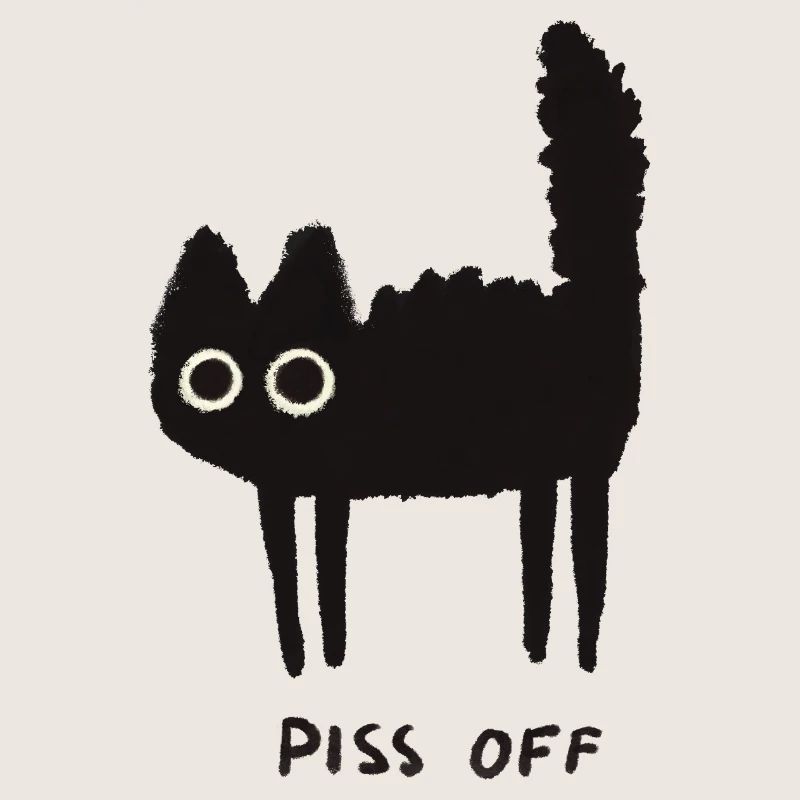Grumpy Kitty Vibes – Leave Me Alone
