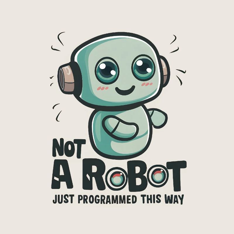 Not a Robot, Just Programmed This Way