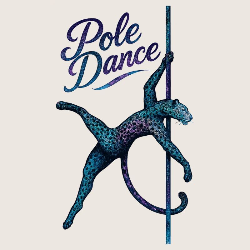 Pole dance Léopard Pole Dancer Pole Cadeau