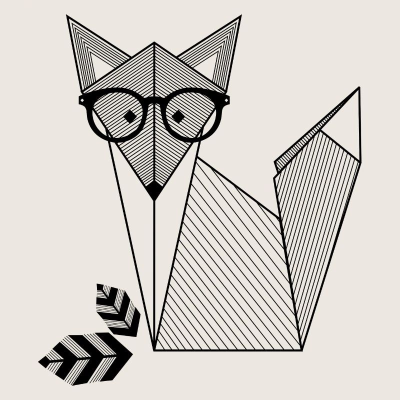 Fuchs mit Brille
