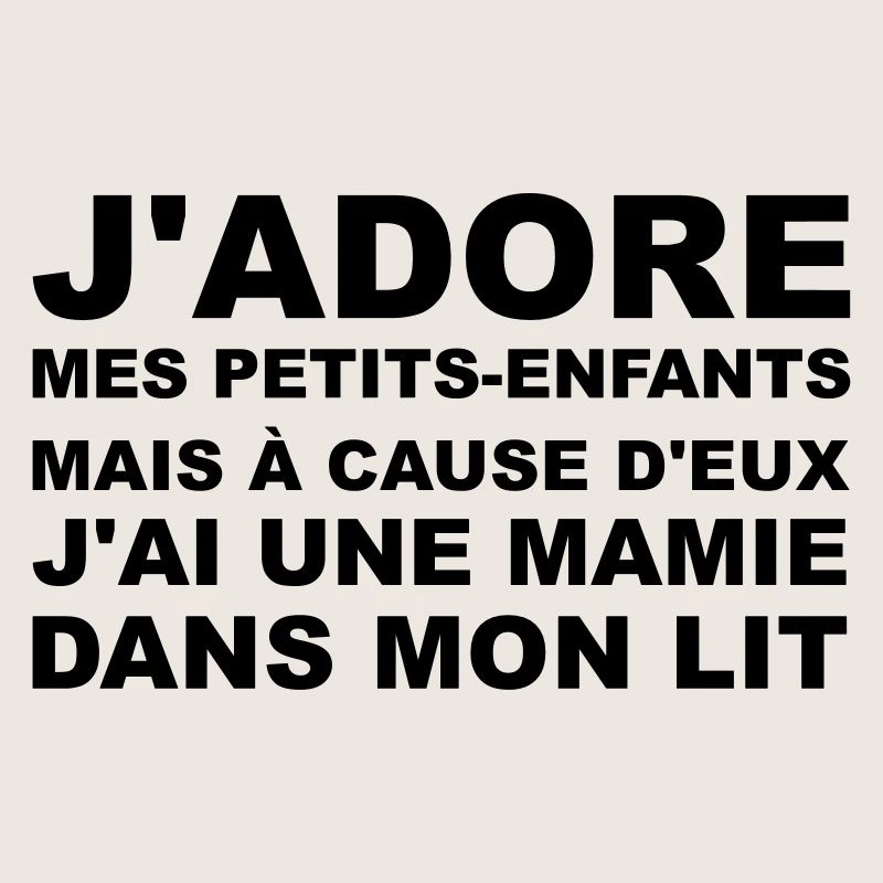 Mamie dans mon lit
