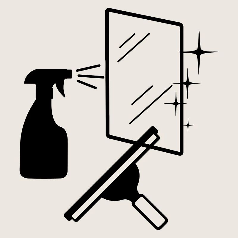 Glaze washer window and trigger and sprayer