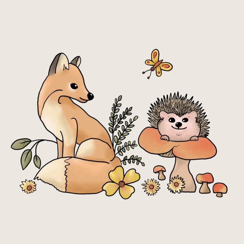 Fuchs und Igel