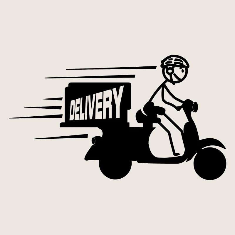 Scooter-Paket oder SMS-Lieferung