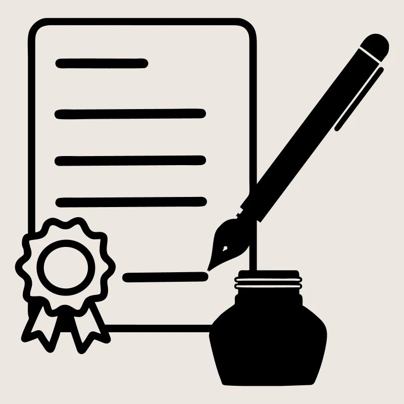 Vertrag mit Lacksiegel