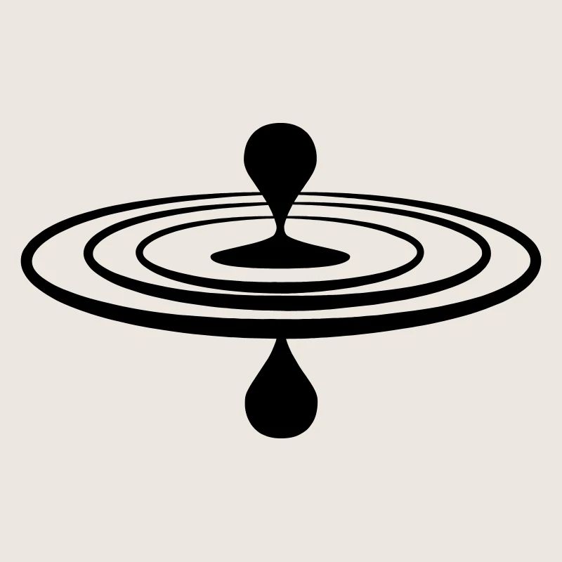 Logo de pleine conscience Drop Water