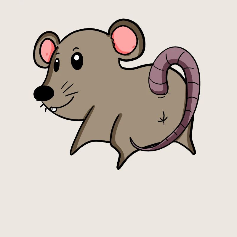 Mouse from behind - Mouse butt - Mouse ass