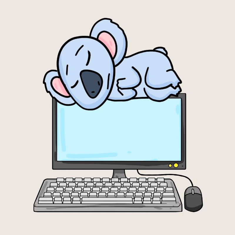 Koala Computer Nerd Programmeur Cadeau