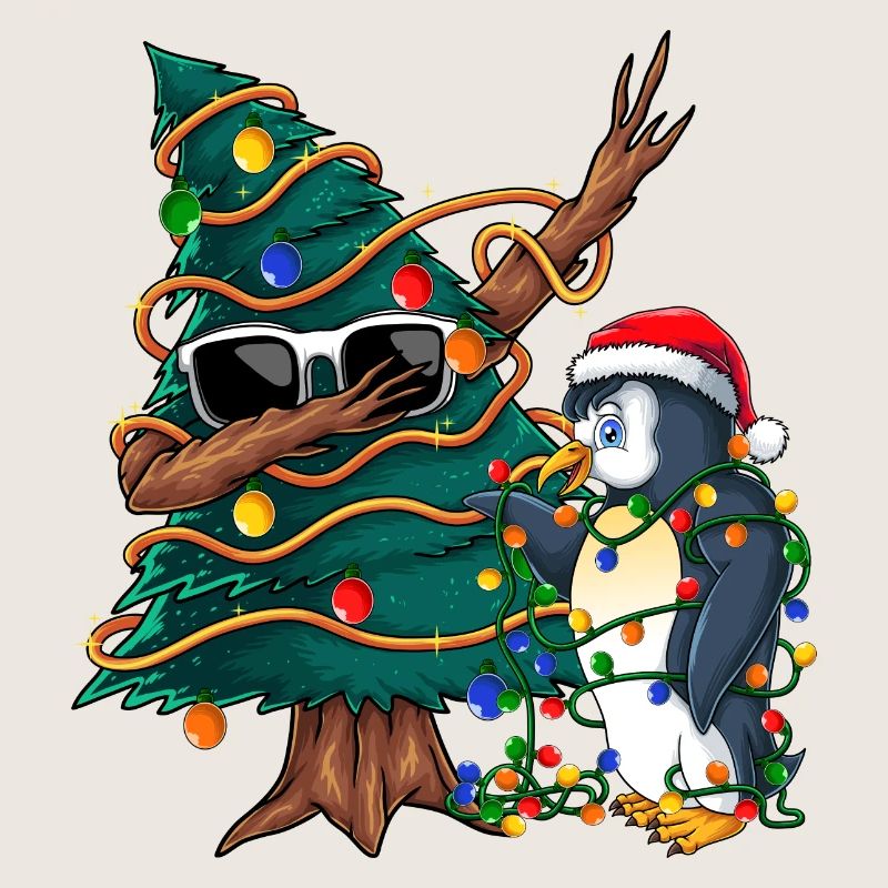 Dapping Tannenbaum -Dapping Weihnachtspullover