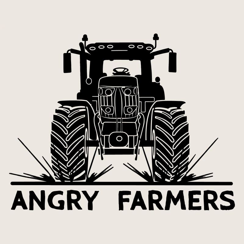 Tractor protest Angry farmers