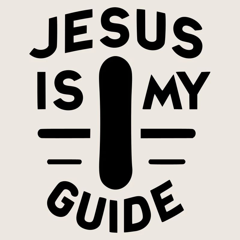 Jésus est mon guide - Snowboard
