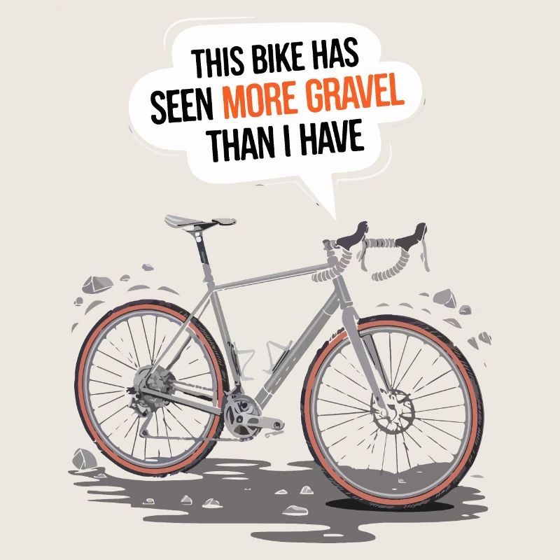 Rameur : Ce vélo a vu plus de gravier que moi