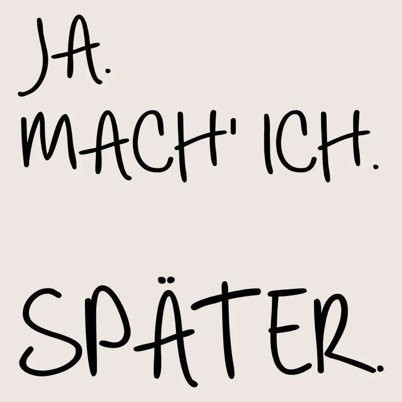 Prokrastination SPÄTER
