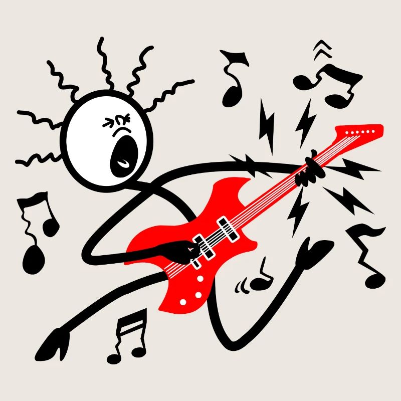 Rote E-Gitarre