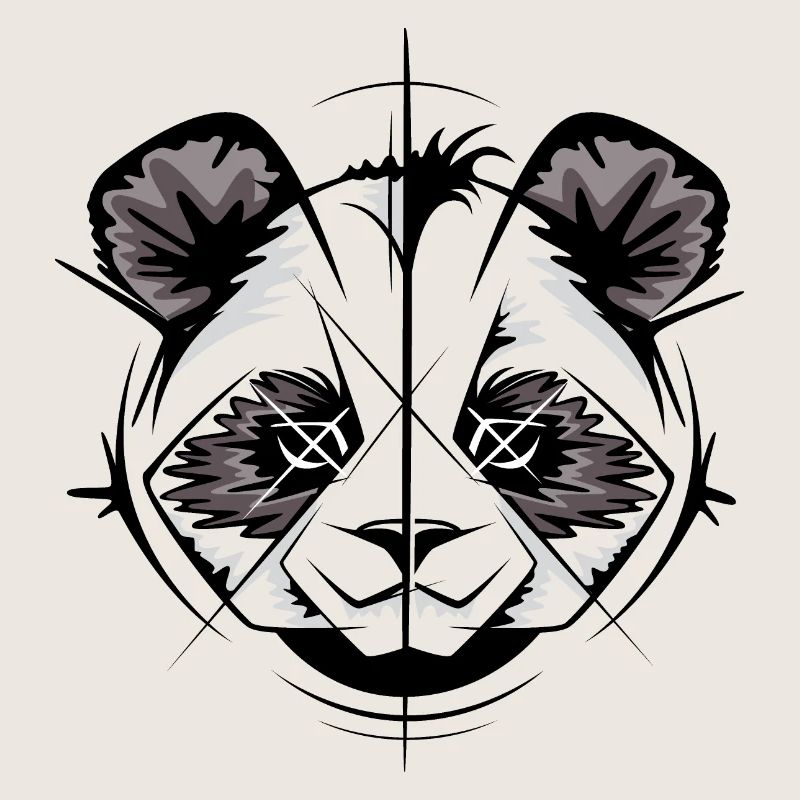 Panda Drawing Tattoo Sketch Comic Cartoon Koala
