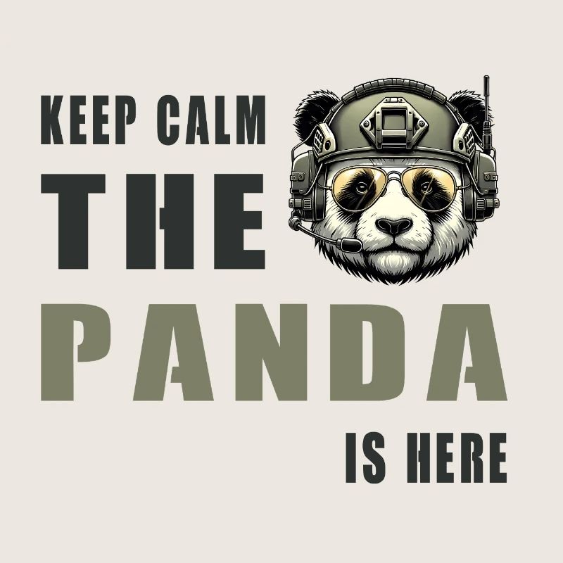 Panda tactique – Restez calme