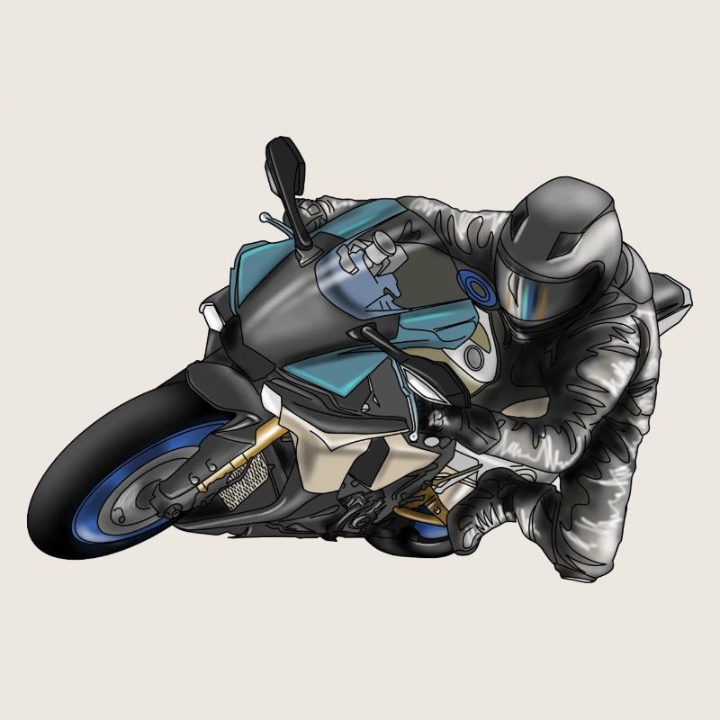 Adrénaline Conception de course de moto