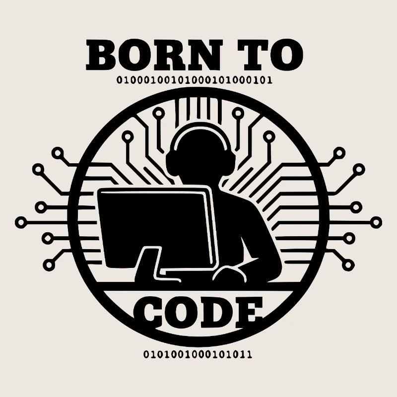 Codeur né pour coder Programmeur