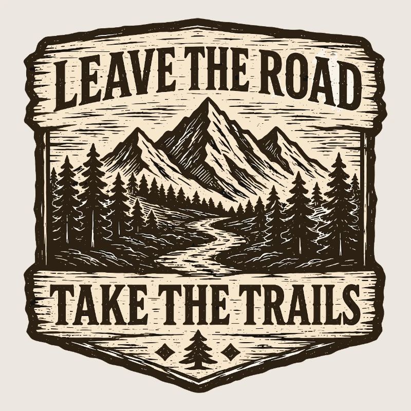 Quitter la route Prendre les sentiers Patch