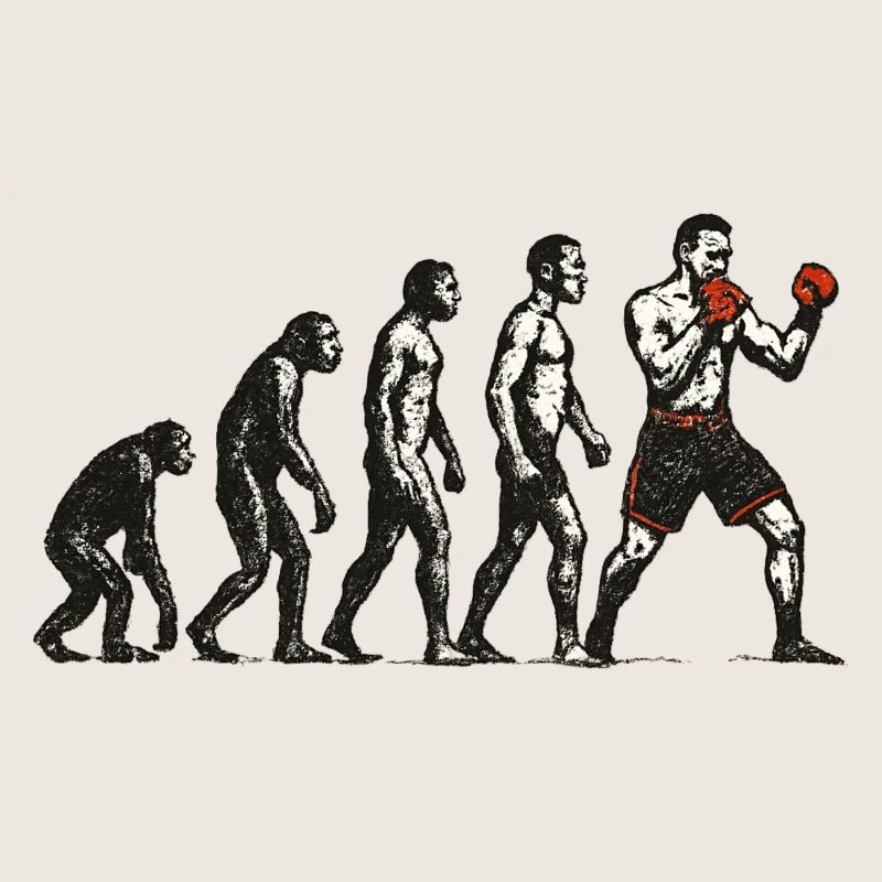 Évolution vers un combattant de MMA dans le style grunge