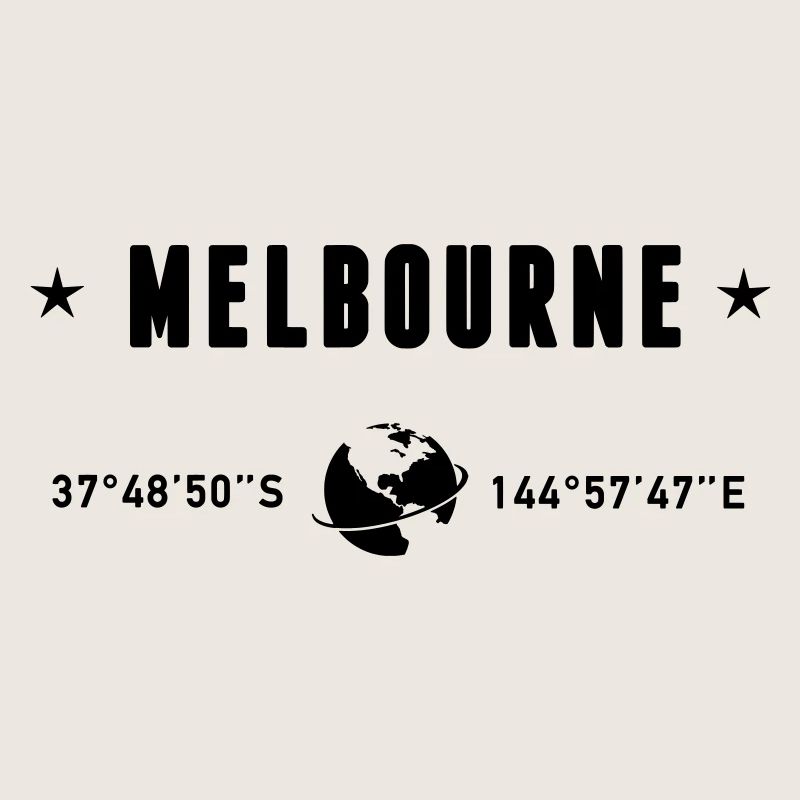 Melbourne Australia Coordinates Planet Earth