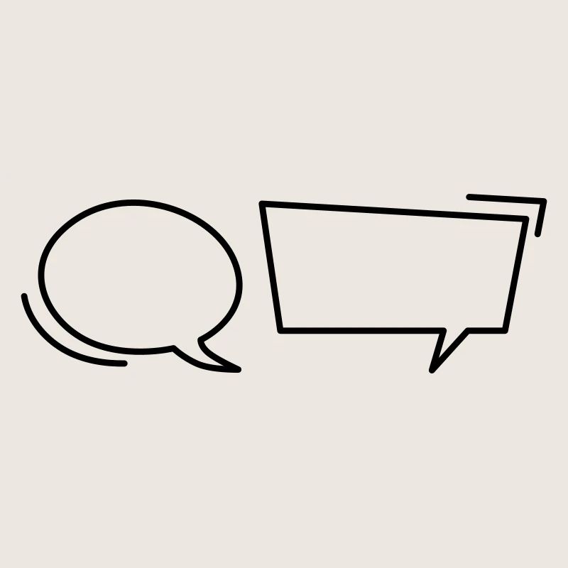 Comic speech bubbles